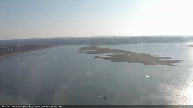 Lake Travis webcam, June 7, 2024 6:45 PM CT