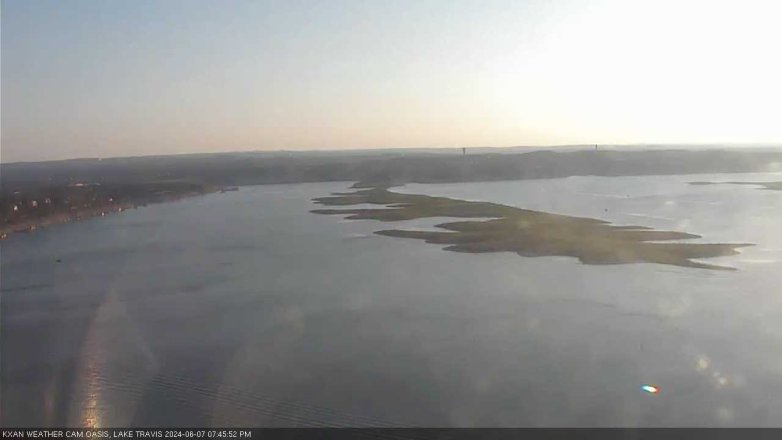 Lake Travis webcam, June 7, 2024 7:45 PM CT