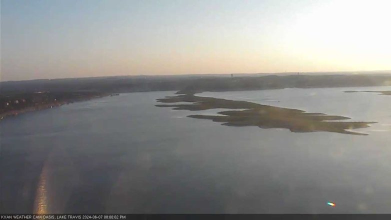 Lake Travis webcam, June 7, 2024 8:00 PM CT