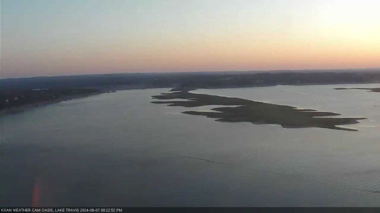 Lake Travis webcam, June 7, 2024 8:25 PM CT