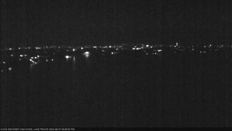 Lake Travis webcam, June 7, 2024 9:45 PM CT