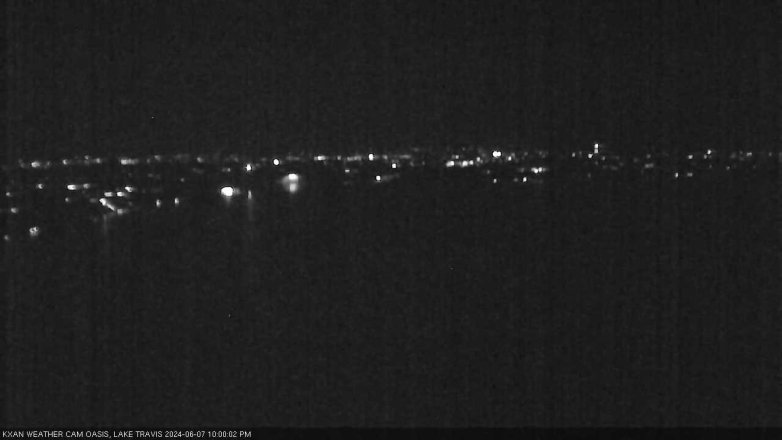 Lake Travis webcam, June 7, 2024 10:00 PM CT