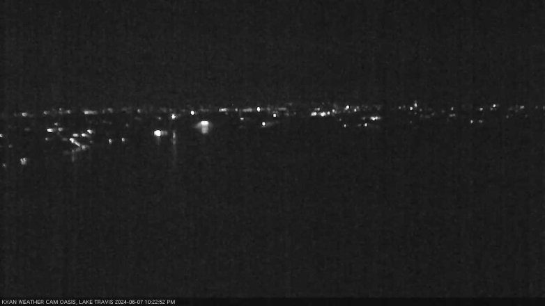 Lake Travis webcam, June 7, 2024 10:25 PM CT