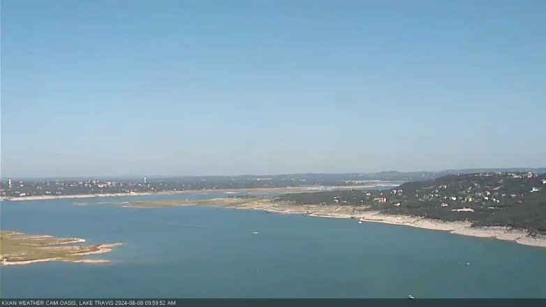 Lake Travis webcam, June 8, 2024 10:00 AM CT