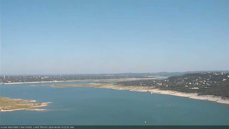 Lake Travis webcam, June 8, 2024 10:25 AM CT