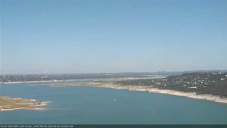 Lake Travis webcam, June 8, 2024 11:00 AM CT