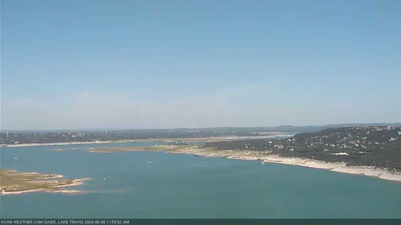 Lake Travis webcam, June 8, 2024 12:00 PM CT