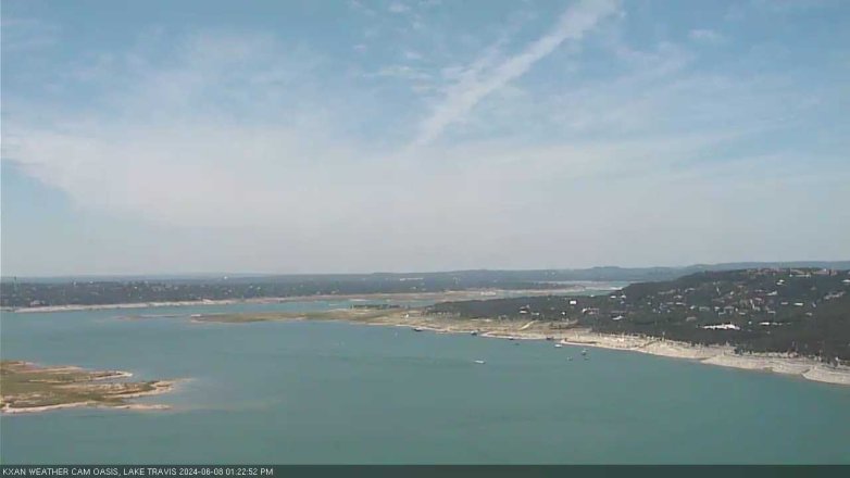 Lake Travis webcam, June 8, 2024 1:25 PM CT
