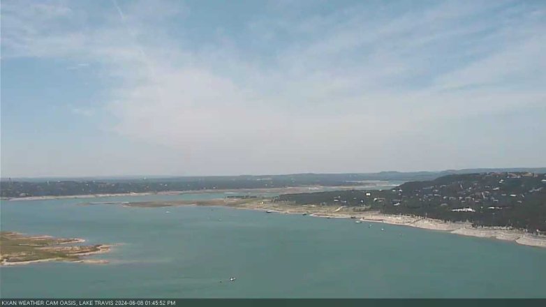 Lake Travis webcam, June 8, 2024 1:45 PM CT
