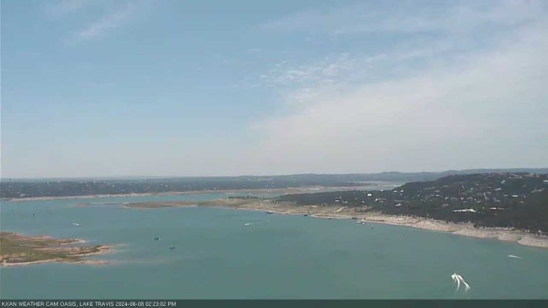 Lake Travis webcam, June 8, 2024 2:25 PM CT