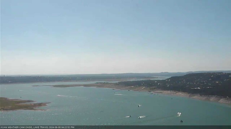 Lake Travis webcam, June 8, 2024 4:25 PM CT