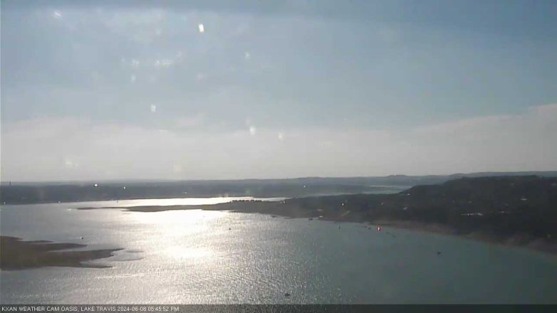 Lake Travis webcam, June 8, 2024 5:45 PM CT