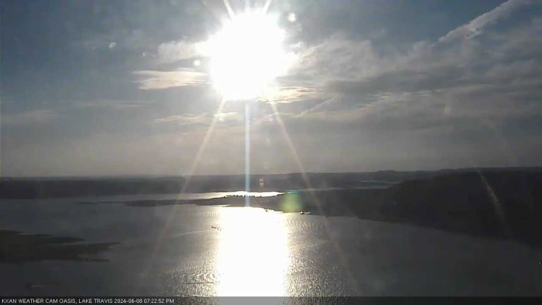 Lake Travis webcam, June 8, 2024 7:25 PM CT