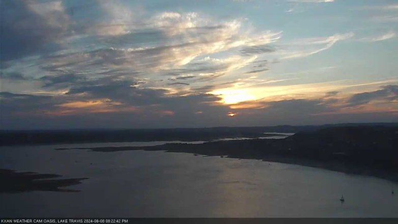 Lake Travis webcam, June 8, 2024 8:25 PM CT