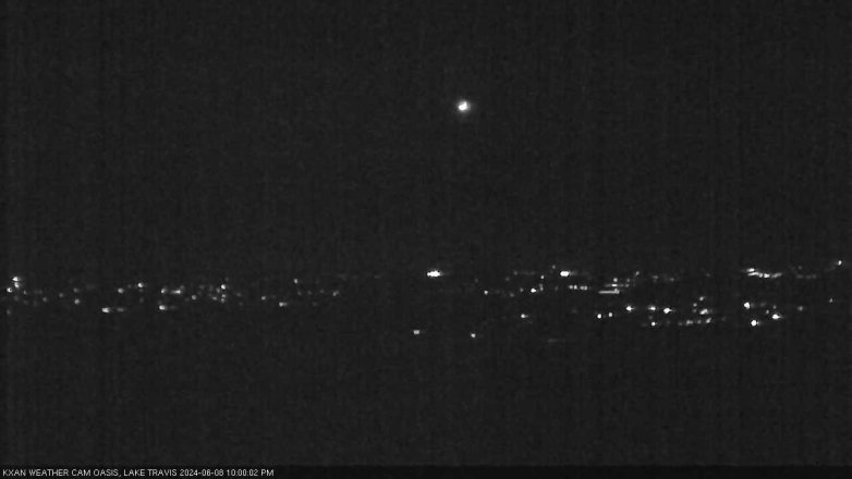 Lake Travis webcam, June 8, 2024 10:00 PM CT