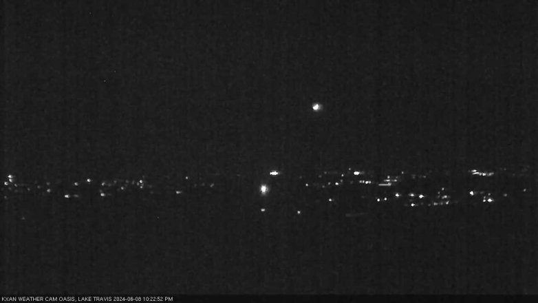 Lake Travis webcam, June 8, 2024 10:25 PM CT