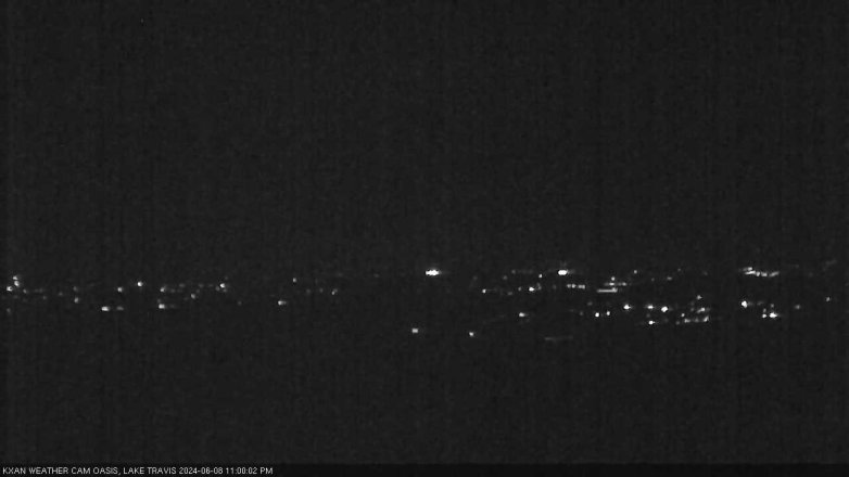 Lake Travis webcam, June 8, 2024 11:00 PM CT
