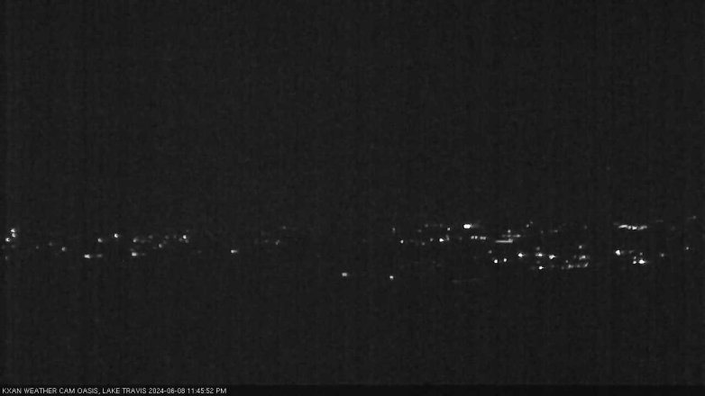 Lake Travis webcam, June 8, 2024 11:45 PM CT