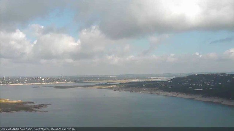 Lake Travis webcam, June 9, 2024 9:25 AM CT