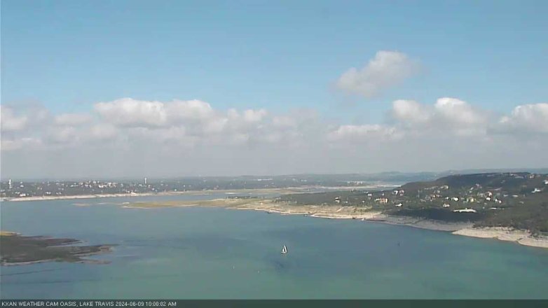 Lake Travis webcam, June 9, 2024 10:00 AM CT