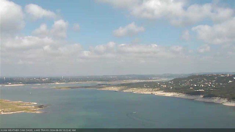 Lake Travis webcam, June 9, 2024 10:25 AM CT