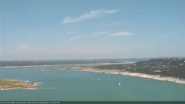 Lake Travis webcam, June 9, 2024 12:25 PM CT