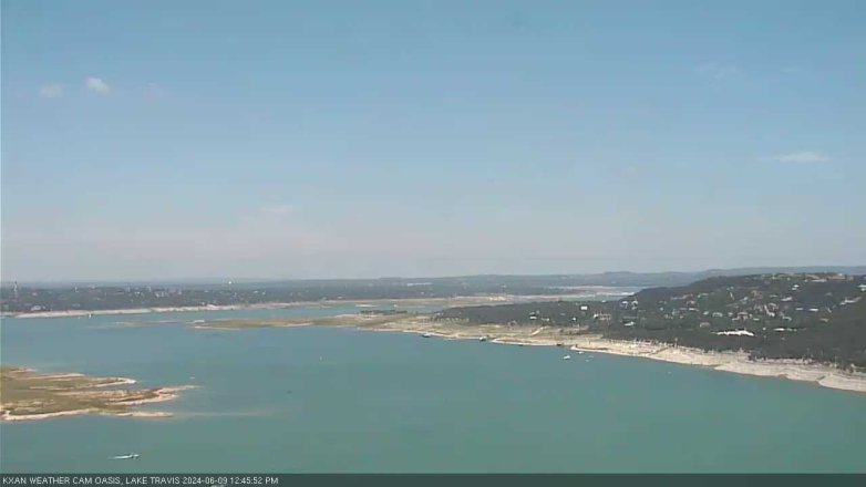 Lake Travis webcam, June 9, 2024 12:45 PM CT