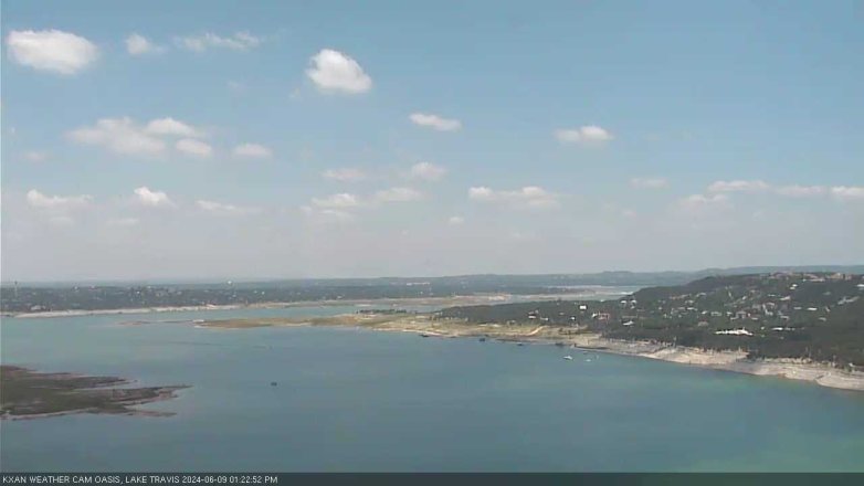 Lake Travis webcam, June 9, 2024 1:25 PM CT