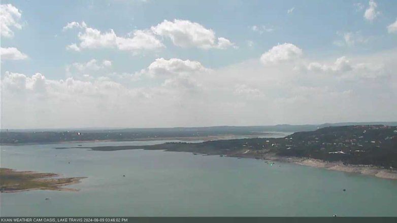 Lake Travis webcam, June 9, 2024 3:45 PM CT
