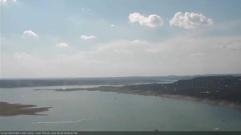 Lake Travis webcam, June 9, 2024 5:00 PM CT
