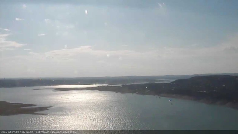 Lake Travis webcam, June 9, 2024 5:45 PM CT