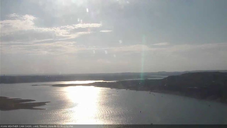 Lake Travis webcam, June 9, 2024 6:25 PM CT