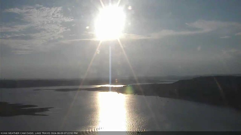 Lake Travis webcam, June 9, 2024 7:25 PM CT