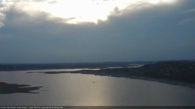 Lake Travis webcam, June 9, 2024 7:45 PM CT