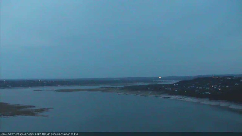 Lake Travis webcam, June 9, 2024 8:45 PM CT