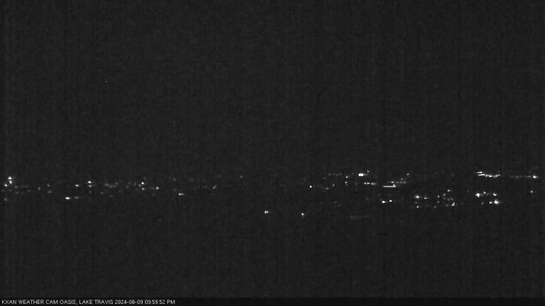Lake Travis webcam, June 9, 2024 10:00 PM CT