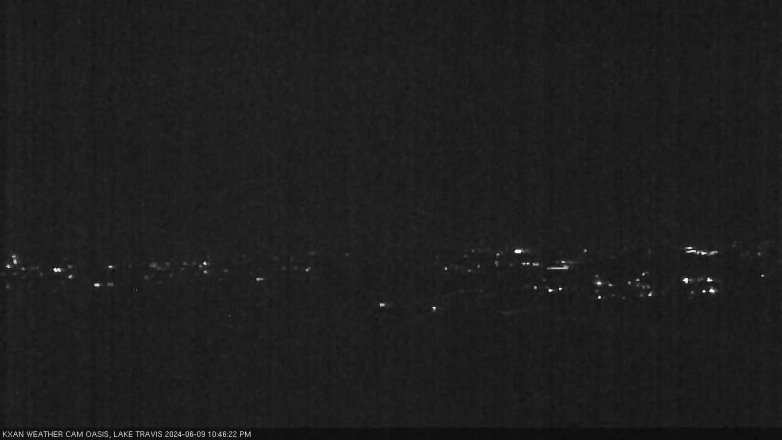 Lake Travis webcam, June 9, 2024 10:45 PM CT