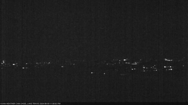 Lake Travis webcam, June 9, 2024 11:00 PM CT