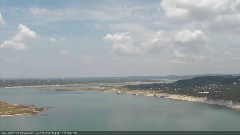 Lake Travis webcam, June 10, 2024 1:00 PM CT