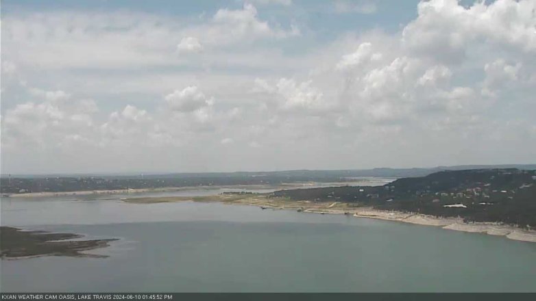 Lake Travis webcam, June 10, 2024 1:45 PM CT