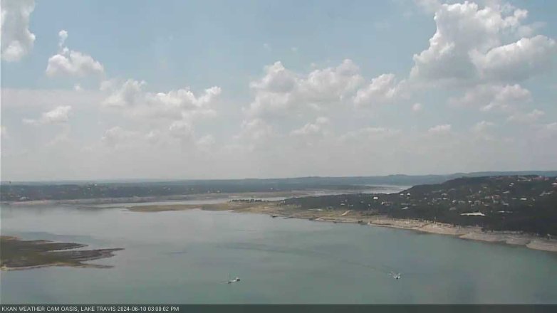 Lake Travis webcam, June 10, 2024 3:00 PM CT