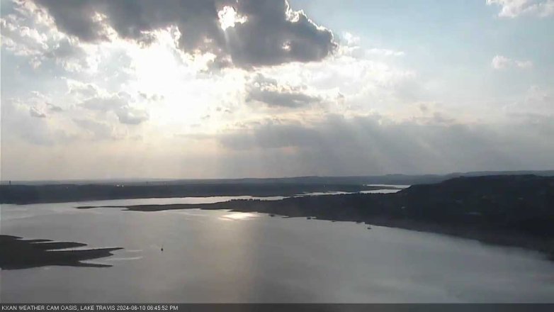 Lake Travis webcam, June 10, 2024 6:45 PM CT