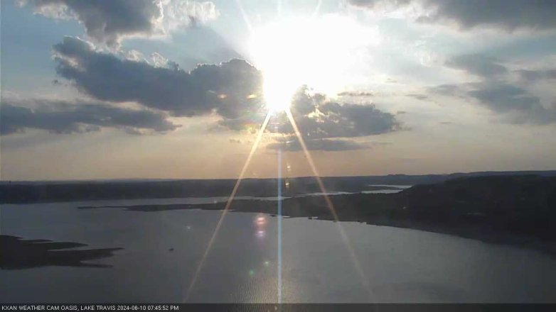 Lake Travis webcam, June 10, 2024 7:45 PM CT