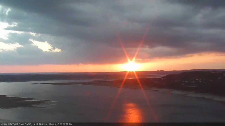 Lake Travis webcam, June 10, 2024 8:25 PM CT