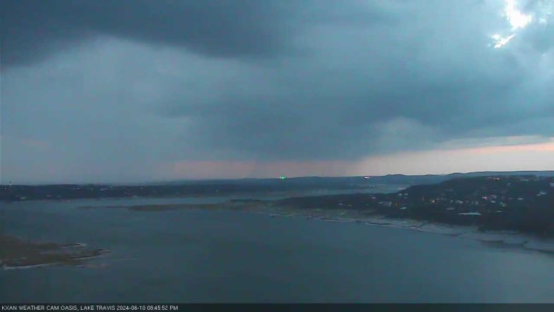 Lake Travis webcam, June 10, 2024 8:45 PM CT