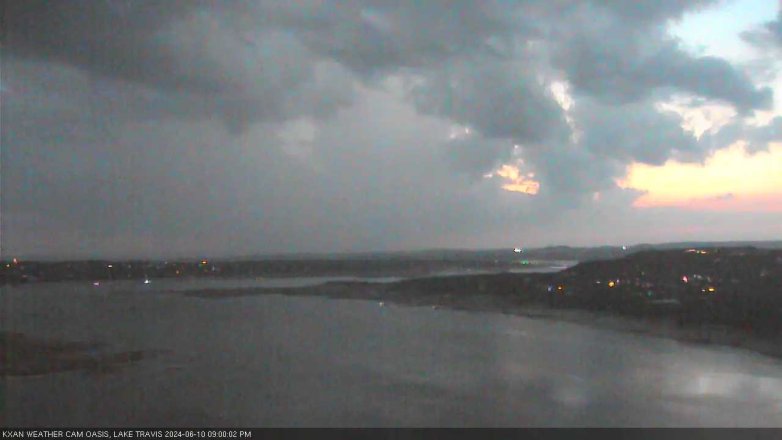 Lake Travis webcam, June 10, 2024 9:00 PM CT