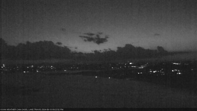 Lake Travis webcam, June 10, 2024 9:25 PM CT