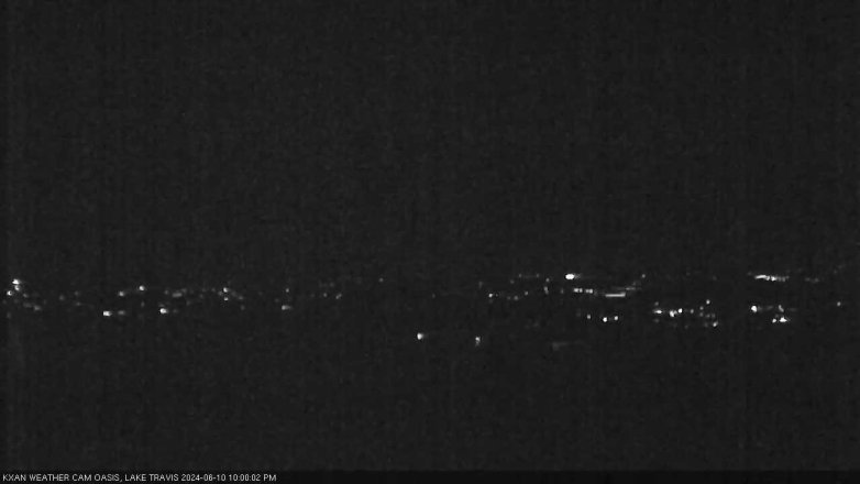 Lake Travis webcam, June 10, 2024 10:00 PM CT
