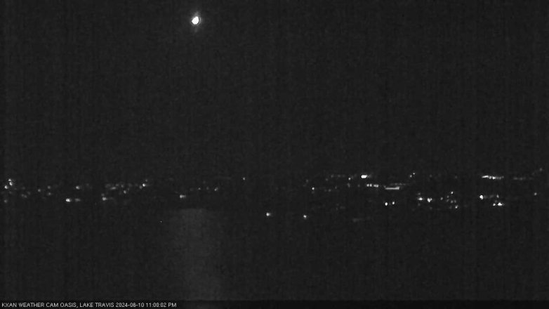 Lake Travis webcam, June 10, 2024 11:00 PM CT