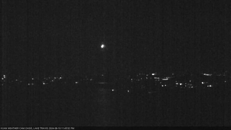 Lake Travis webcam, June 10, 2024 11:45 PM CT